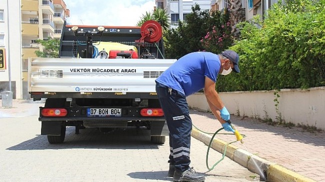 Büyükşehir vektörle mücadele çalışmasını aralıksız sürdürüyor