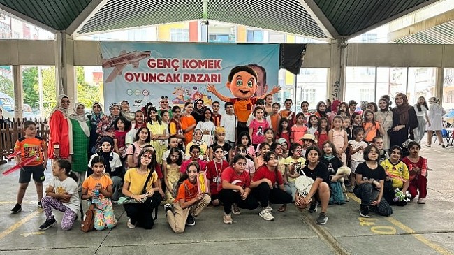 Genç KOMEK 2. El Oyuncak Pazarı ile Çocuklara Çevre Bilinci Aşılandı