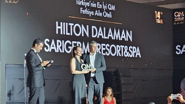 HIlton Dalaman Sarıgerme Resort & Spa, QM TourIsm Awards 2023’te En İyi FETHİYE Aile Oteli Seçildi!