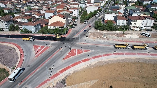 Kaşkaldere Kavşağı’nda son rötuşlar; Büyükşehir’den kent trafiğine bir nefes daha