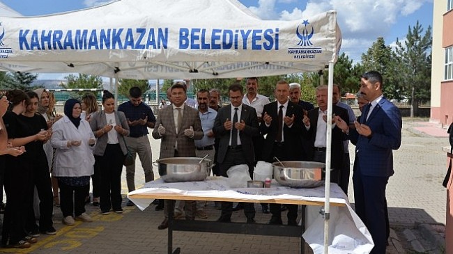 Yeni eğitim yılı, ”Aşure Etkinliği” ile başladı.