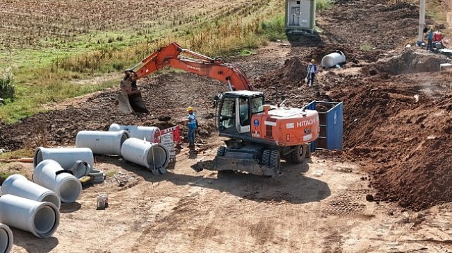 ASKİ tarafından Aydın Şehir Hastanesi için başlatılan çalışma devam ediyor.