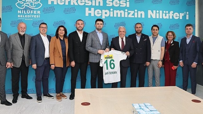 Bursaspor Yönetimi’nden Başkan Şadi Özdemir’e ziyaret