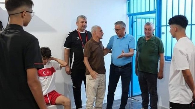 Şarampolspor Başkanı’ndan, Başkan Topaloğlu’na kutlama