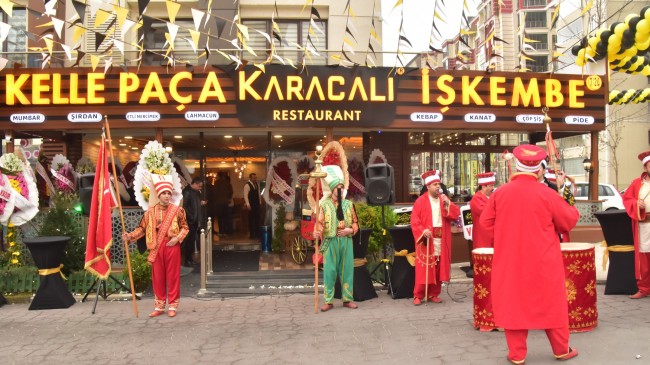 Karacalı işkembe Restaurant’a görkemli açılış