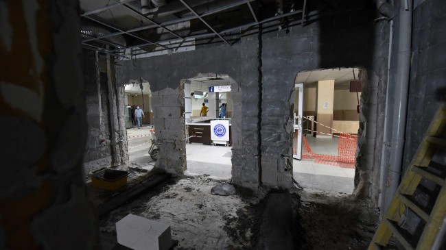 EÜ Hastanesinde yenileme ve onarım çalışmaları sürüyor