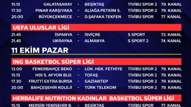Galatasaray-Beşiktaş Derbisi Tivibu’da