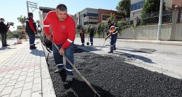 Gaziemir’de 2021 yılında 2 bin 500 ton asfalt serildi