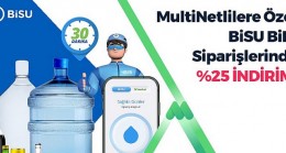 MultiNetlilere özel BiSU BiRi ile tüm içecek siparişlerinde yüzde 25 indirim ve online ödeme kolaylığı!