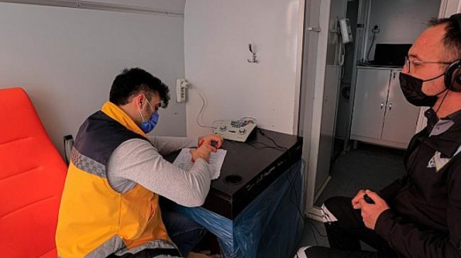 Nevşehir Belediyesi bünyesinde çalışan personeller, sağlık taramasından geçirildi.