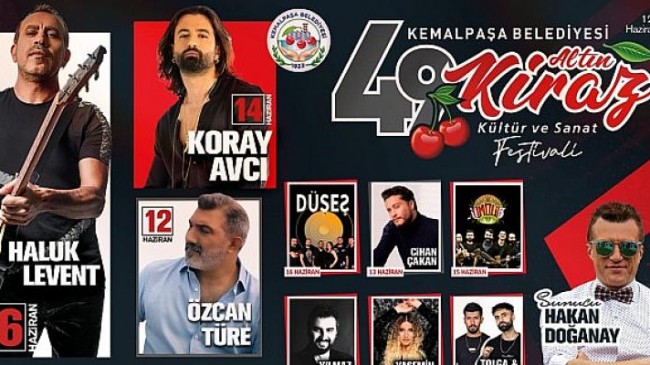 Kemalpaşa’da Kiraz Festivali Coşkusu Başlıyor