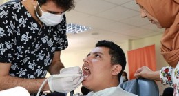 Özel bireylere ağız ve diş sağlığı taraması