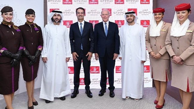Emirates ve Etihad, ortak uçuş anlaşması kapsamının genişletildiğini duyurdu