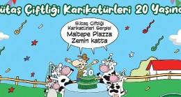 Sütaş Çiftliği Karikatürleri Sergisi Maltepe Piazza AVM'de