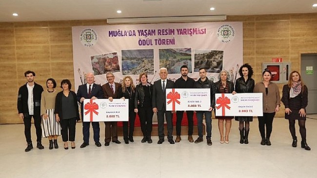 Muğla'da Yaşam Resim Yarışması Ödülleri Verildi