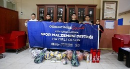 Antalya  Büyükşehir'den okullara spor malzemesi desteği