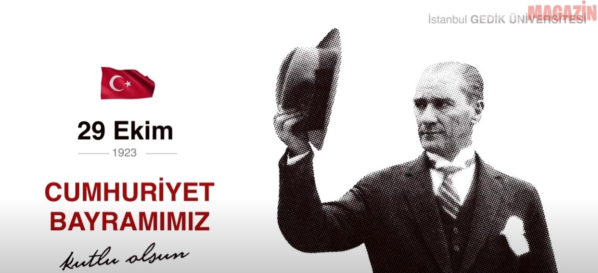 İstanbul Gedik Üniversitesi Öğrencileri, Akademik ve İdari personelinden 29 Ekim Cumhuriyet Bayramı 99. Yılına özel “Cumhuriyeti Tek Kelimeyle Anlat” klibi G