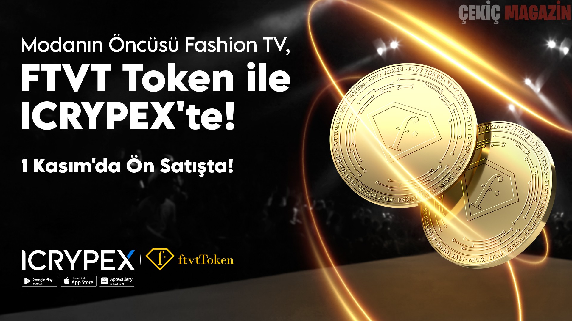 Yerli kripto para borsası Fashion Tv Token’i listeleniyor