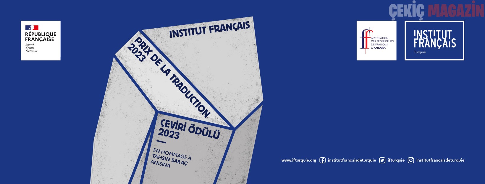 Institut français 2023 Çeviri Ödülü Tahsin Saraç anısına düzenleniyor