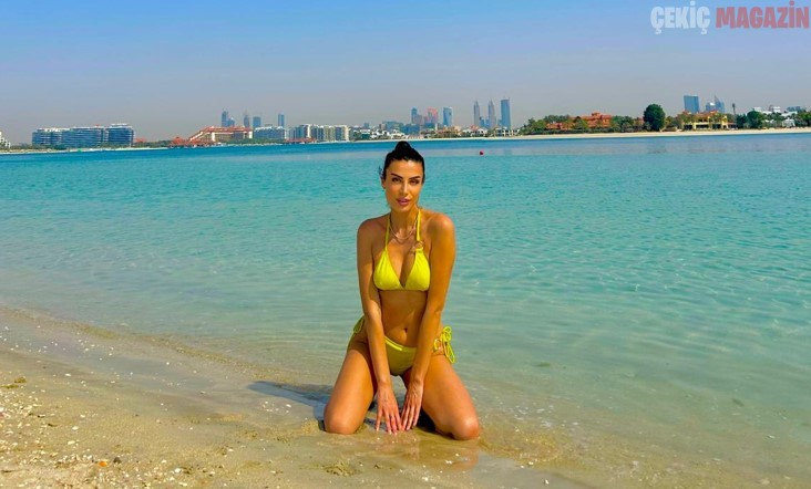 2021 Avrupa Güzeli Duygu Çakmak Dubai Tatilinde