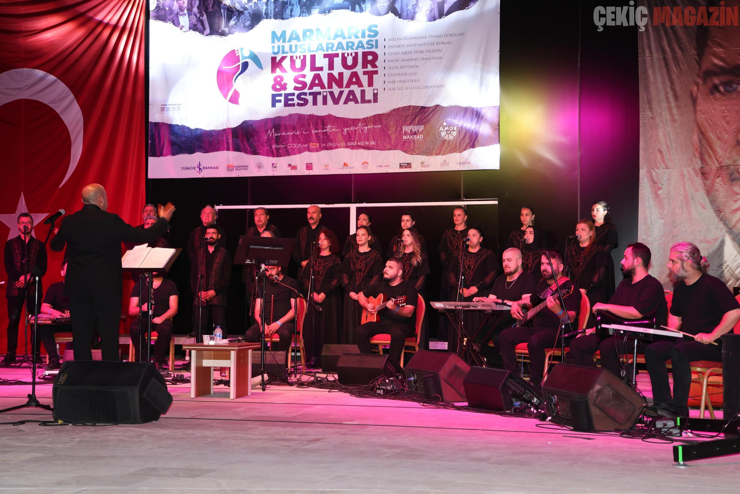 ANTAKYA MEDENİYETLER KOROSU, EZGİLERİYLE MARMARİS’İN KALBİNDE İZ BIRAKTI!