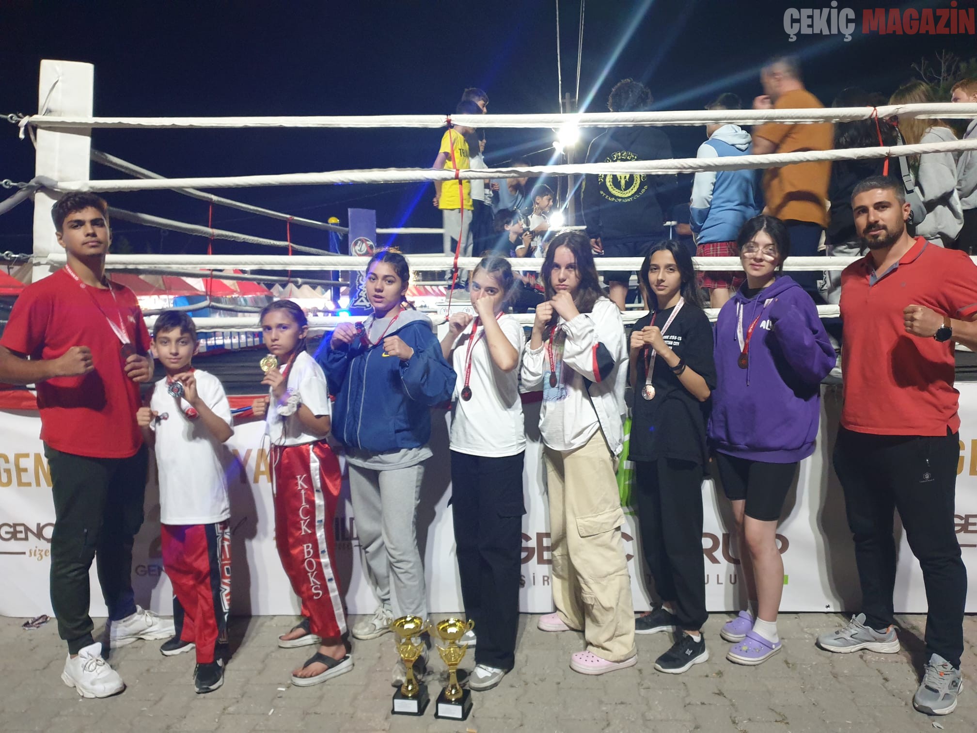 Pazaryeri Spor Kick Boks takımı Kütahya’dan madalya ile döndü