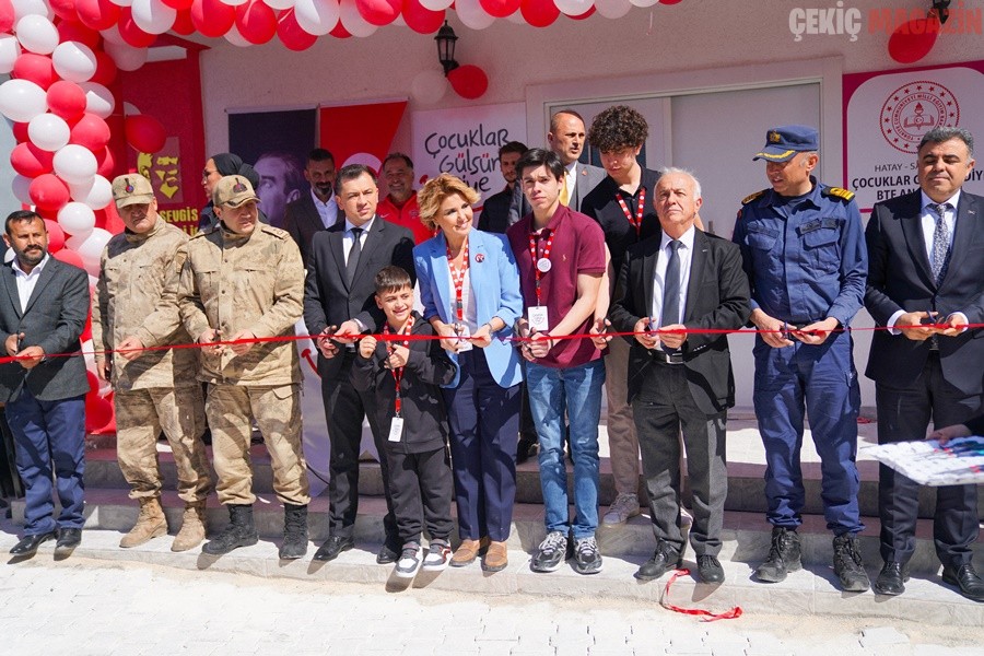 ÇOCUKLAR GÜLSÜN DİYE DERNEĞİ’NİN 52. ANAOKULU’NU, HATAY SAMANDAĞ’DA AÇILDI.