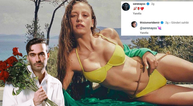 Serenay Sarıkaya ve Mert Demir’den emojili “Aşk devam” açıklaması