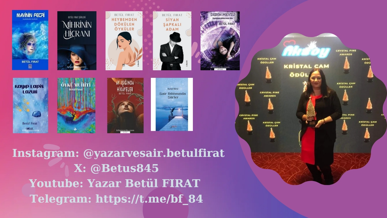 YAZAR VE ŞAİR BETÜL FIRAT’TAN ŞİİRLERİNE ÖZEL SİNGLE SERİSİ